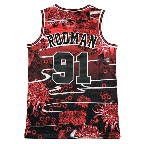 Regata NBA Chicago Bulls 91 Rodman Edição Limitada