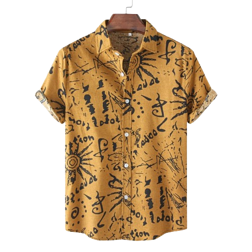 Camisa Manster Verão Stil Amarelo