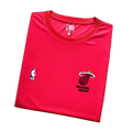 Camiseta Dry Fit Miami Heat - Branco/Azul/ Vermelho