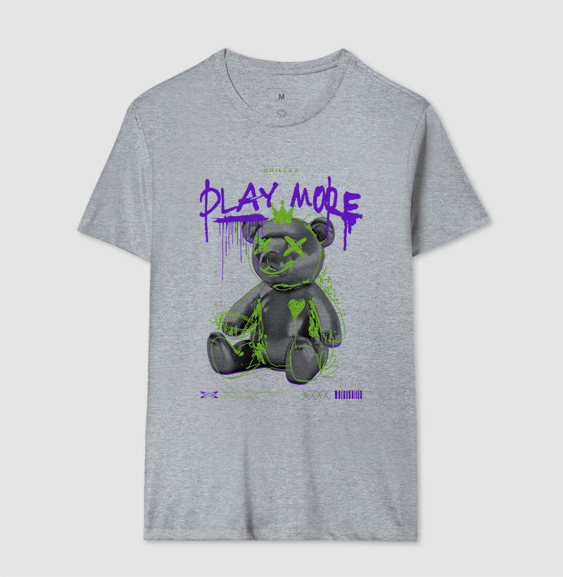 Camiseta Play More Wild Bear