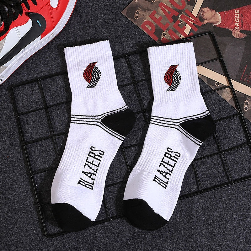 Meias Sock NBA BLAZERS 3 Branco