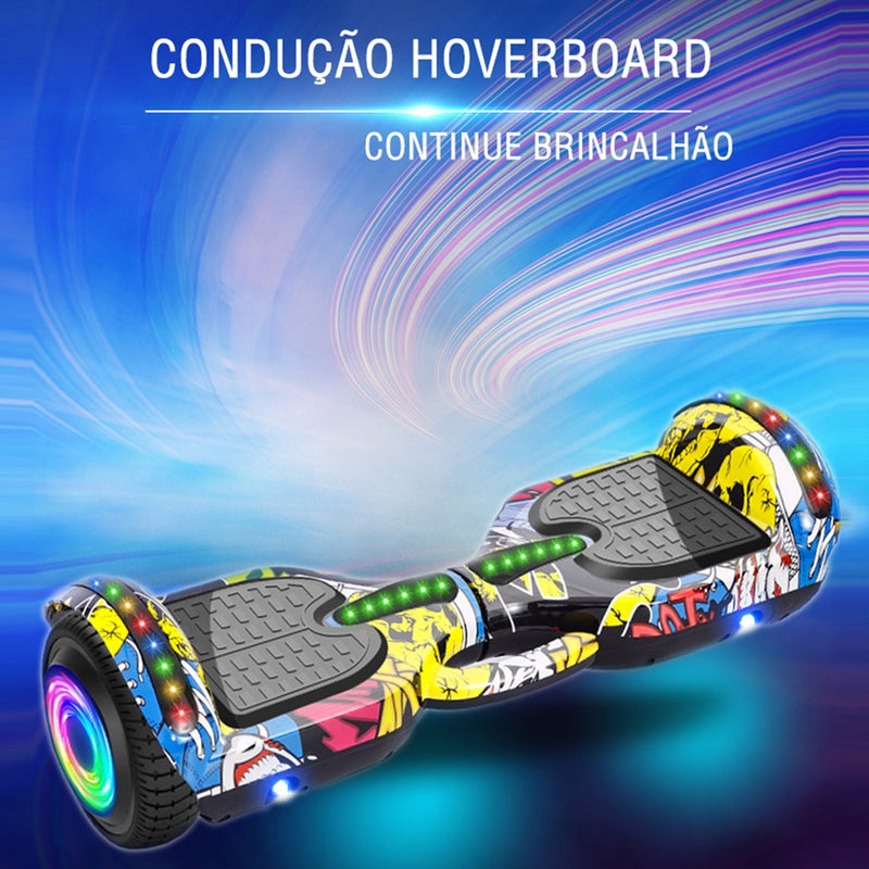 Hoverboard HBD65S Graffiti 6.5" Motor Brushless Led