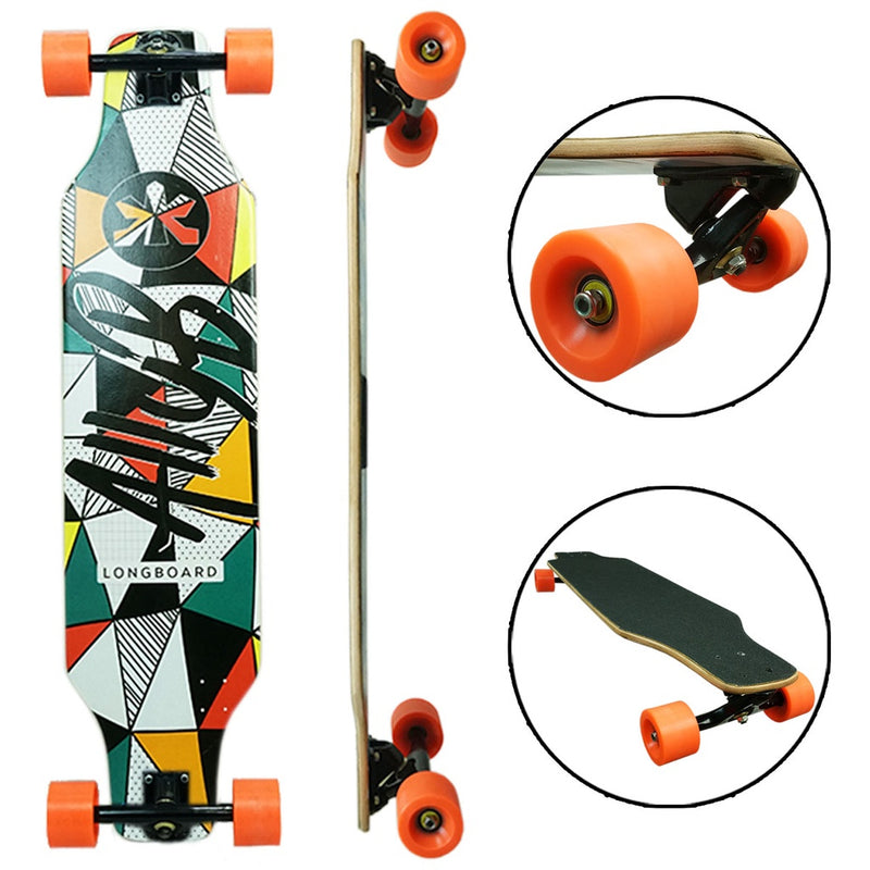 Longboard Montado Completo Allyb Cubismo