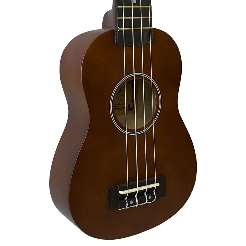 Ukulele Seven Soprano Suk-07 CF Café + Capa