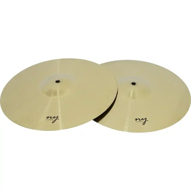 Par de Pratos de Bateria Chimbal 14" + Baqueta 5A Maple New York