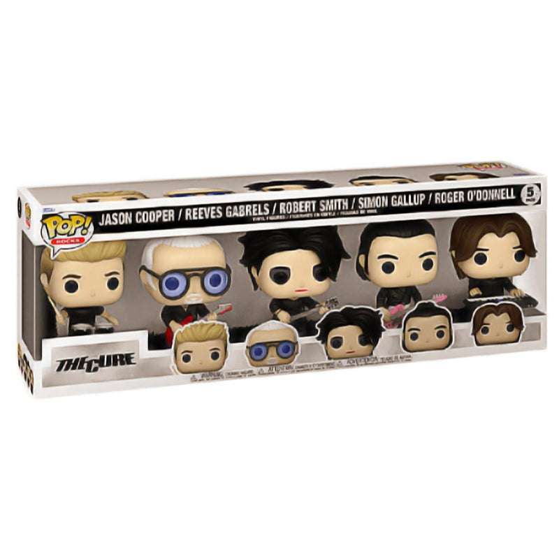 Kit 5x Banda The Cure Funko Pop Rocks