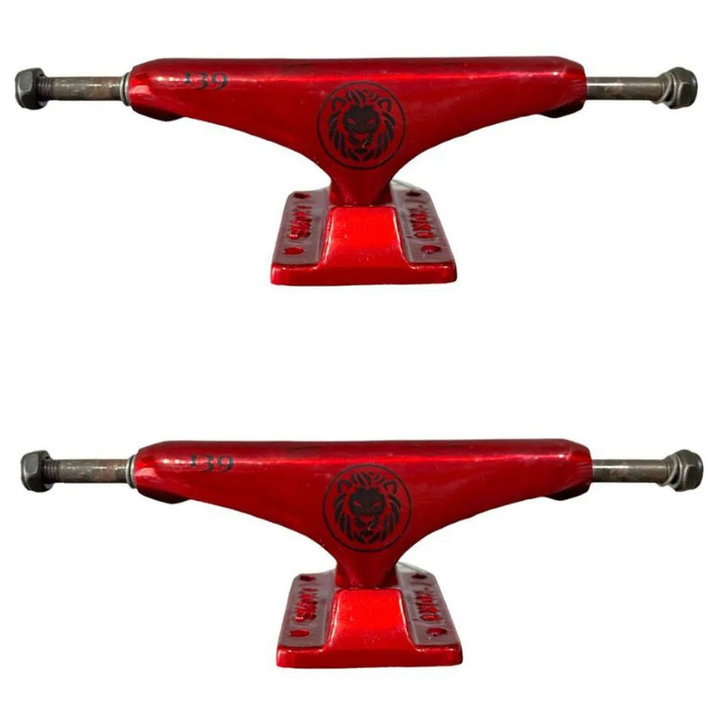 Trucks Lyons Mid Vermelho 139mm