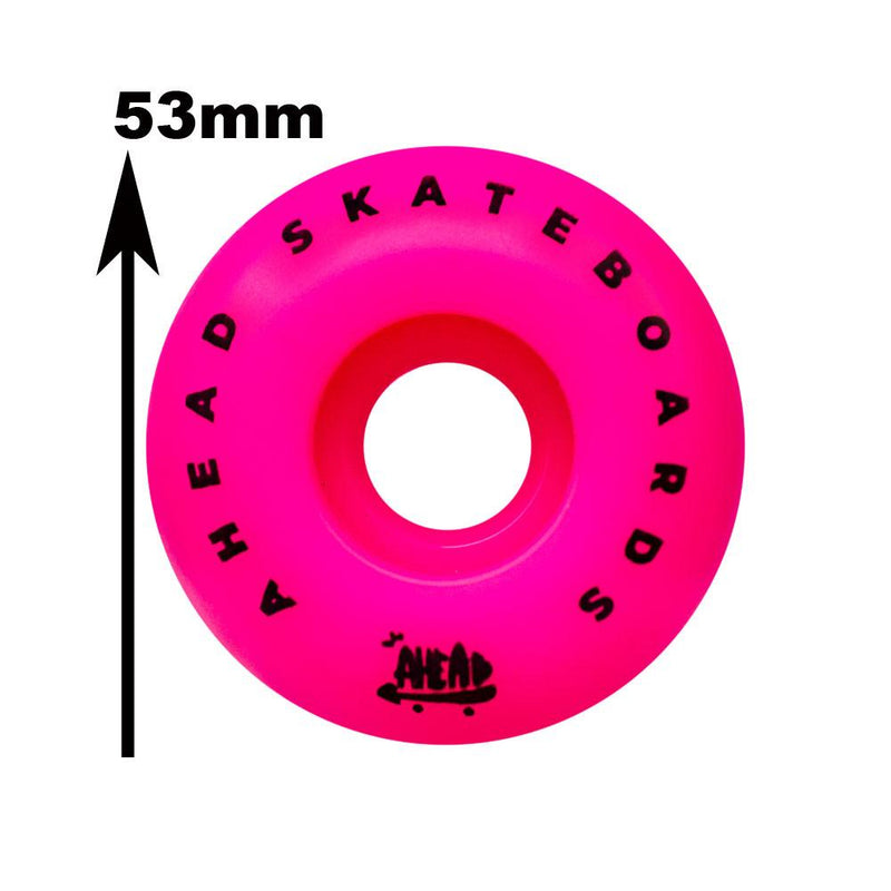 Rodas Ahead 53mm Rosa 95A