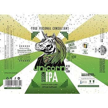 Cerveja Unicorn Ipa Lata 473ml