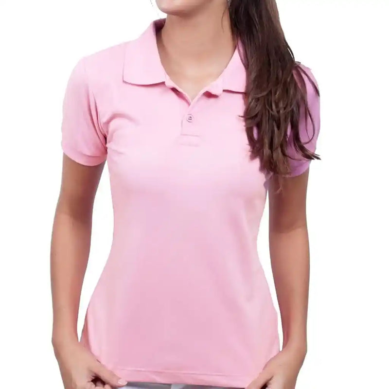 Camisa Polo Babylook Piquet - 10 Cores