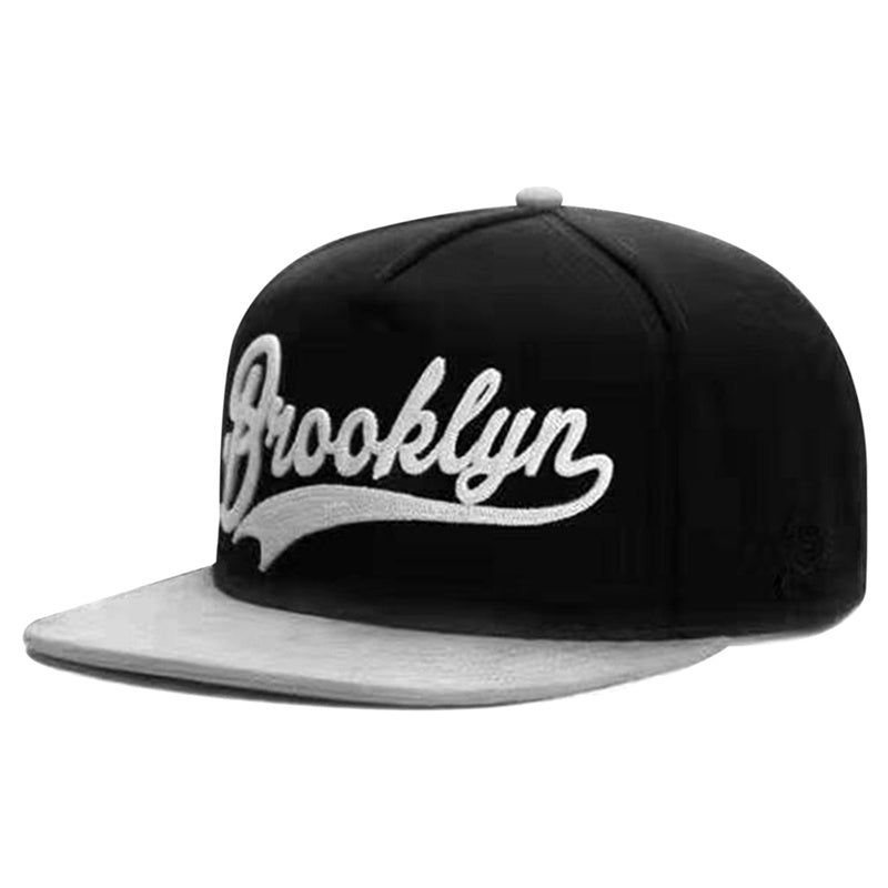 Snapback NYC Brooklyn Cinza Preto