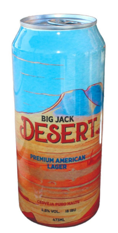 Cerveja Big Jack American Lager Desert 473ml