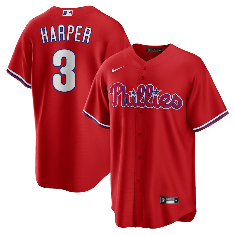 Camisa MLB Philadelphia Phillies 2023 3 - Bryce Harper 3