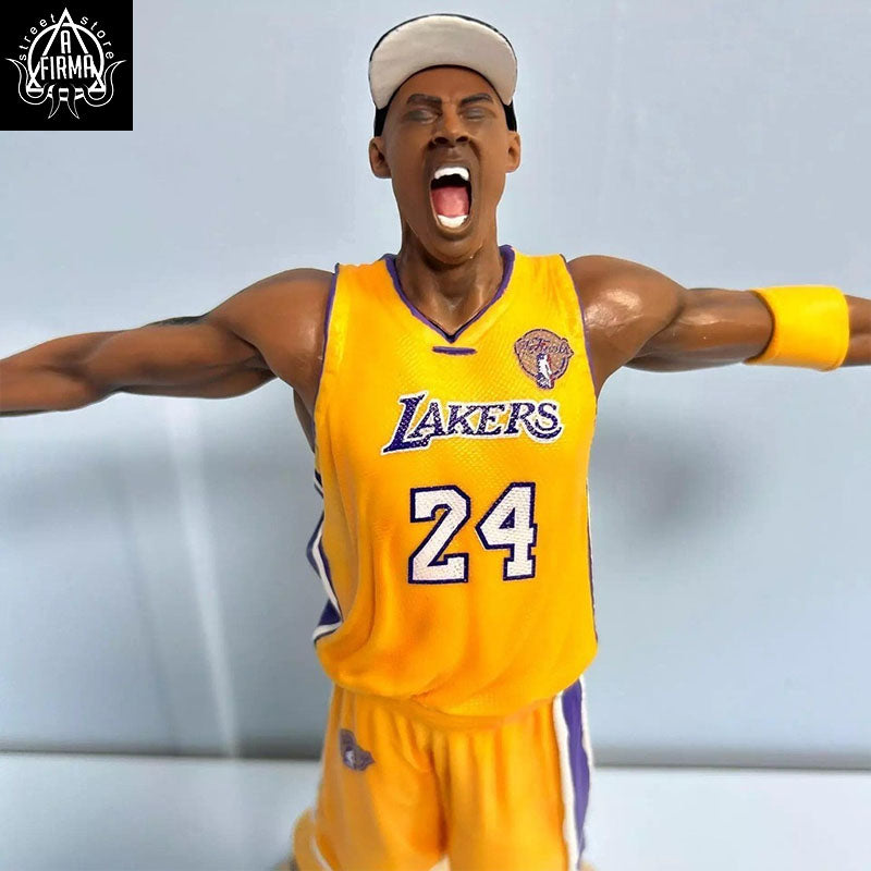 Boneco Estátua Kobe Bryant Lakers Amarelo 34cm