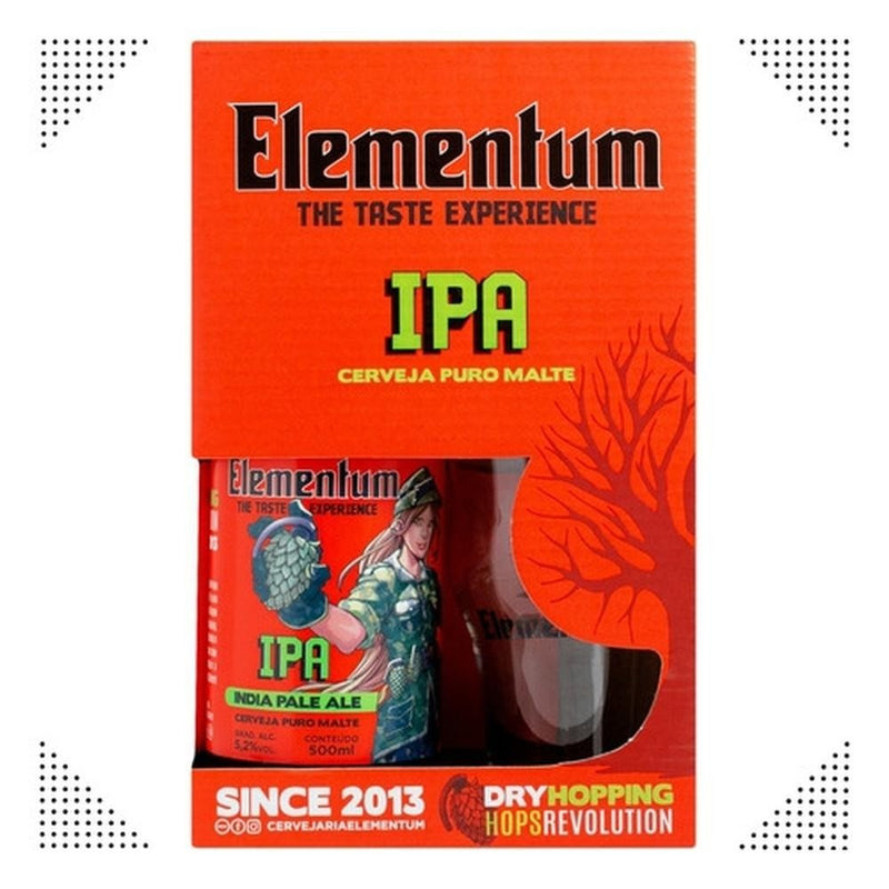 Kit Elementum Ipa 500ml + Copo Oficial