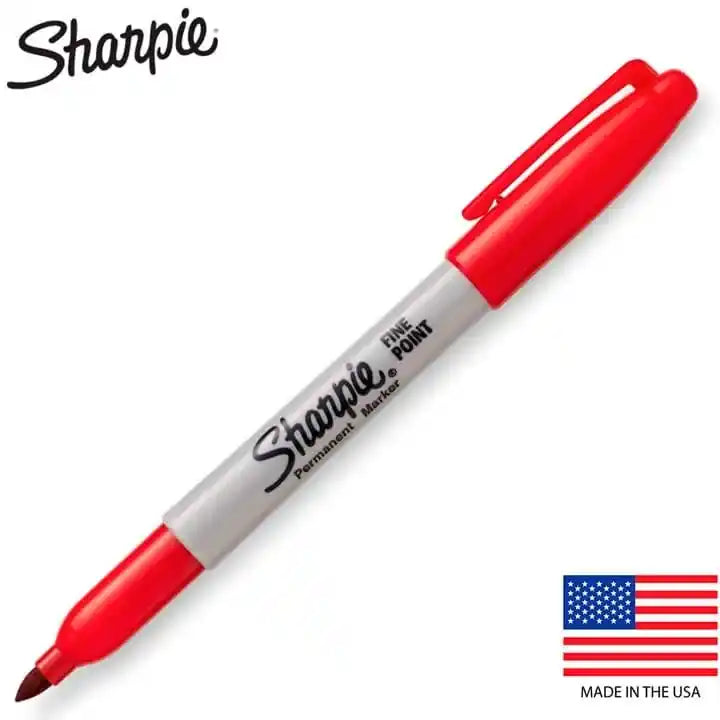 Caneta Sharpie Marcador Permanente Ponte Fina Original