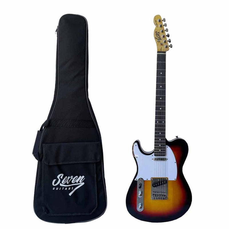 Guitarra Canhoto Seven STC-307 LH + Bag Sunburst