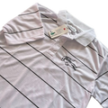 Camisa Polo Lacoste Ed. Limitada 90 Anos - Branco/Cinza/Vermelho/Roxo