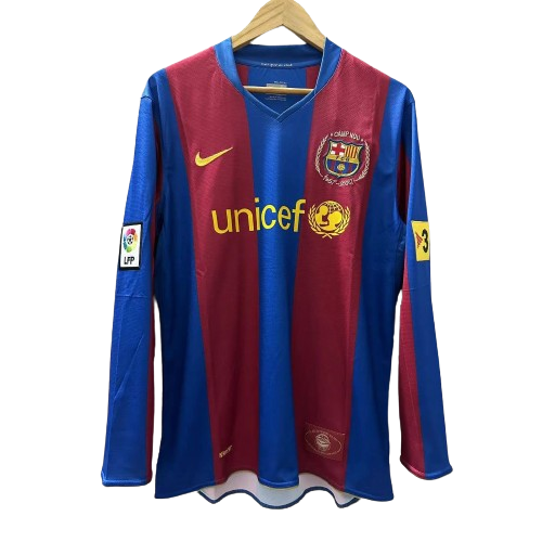 Camisa Barcelona 2007/08 Manga Longa