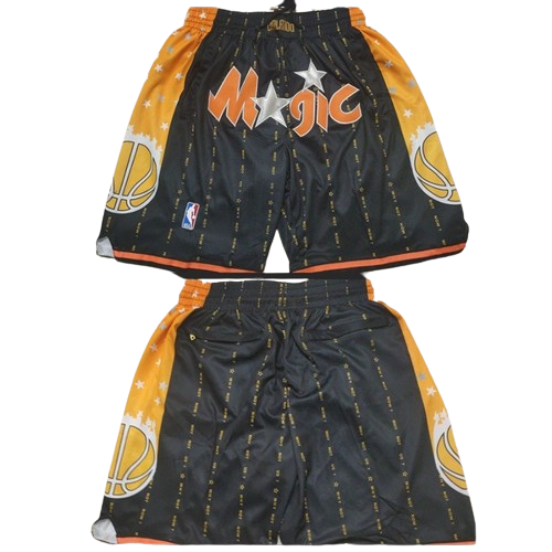 Calção Orlando Magic Black Paolo Banchero O'Nea - Laranja