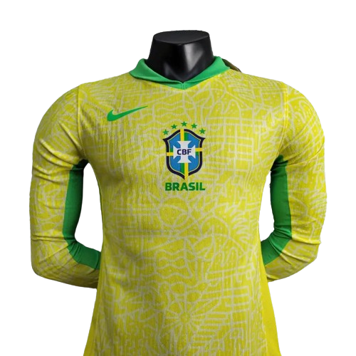 Camisa Seleção Brasileira 2024/25 Manga Longa