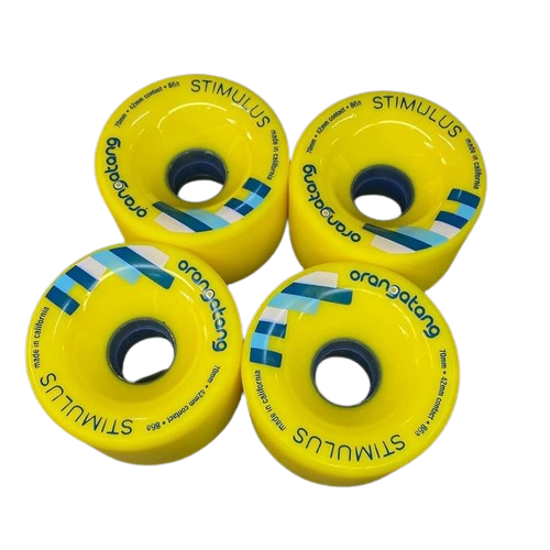 Rodas Orangatang Wheels Stimulus Amarelo 70mm