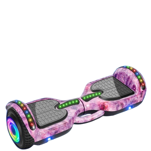 Hoverboard HBD65S Roxo Galáxia 6.5" Motor Brushless Led