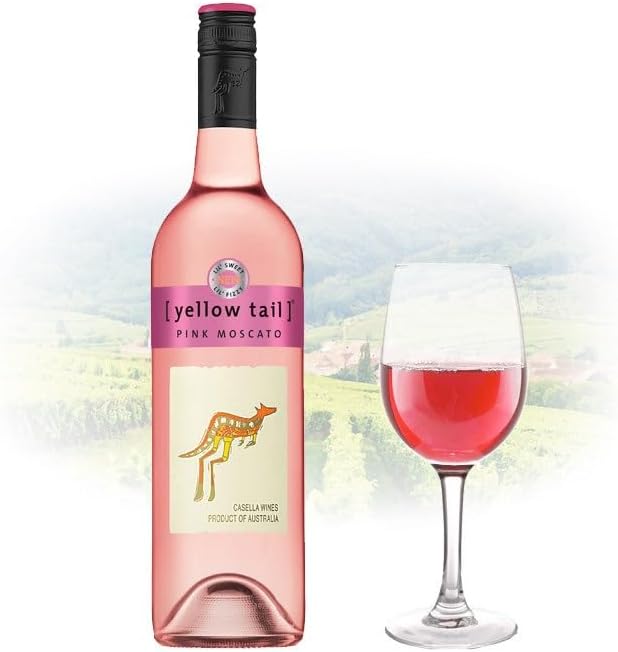 Vinho Australiano Rose Yellow Tail Pink Moscato 750ml