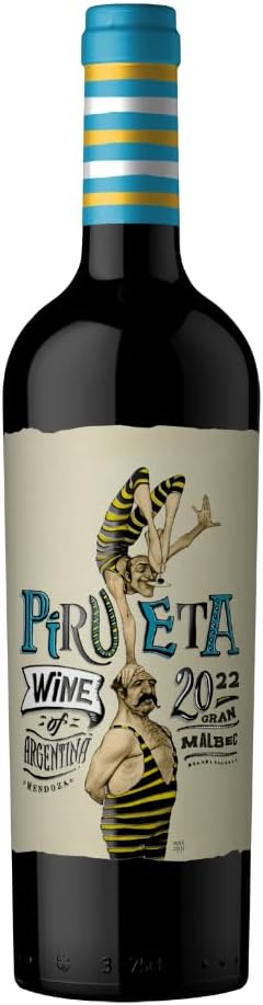 Vinho Fino Tinto Argentino Pirueta Varietal Malbec 750ml