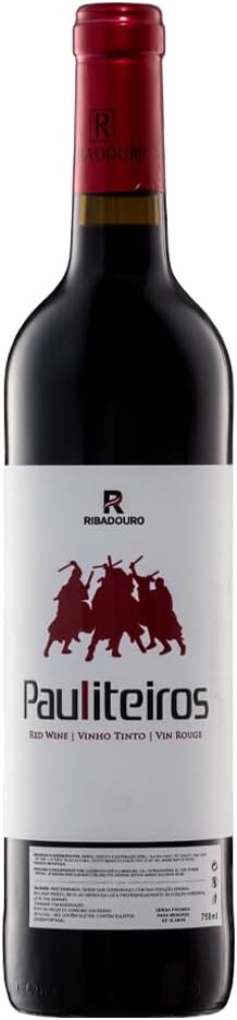 Vinho Português Pauliteiros Ribadouro 750Ml Tinto Seco