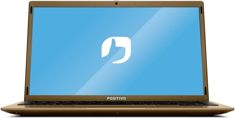 Notebook Positivo Motion Q4128CI-1 Intel® Atom® Quad Core™ 4GB 128GB 14,1'' Dourado