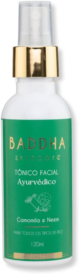 Tônico Facial Natural com Neem e Camomila Ayurveda 120ml