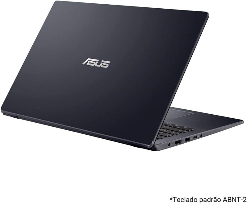 Notebook ASUS E510MA, Intel Celeron Dual Core, 4GB, 128GB EMMC Tela de 15,6" Black