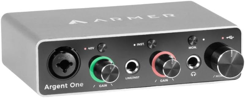 Interface de Áudio Armer Argent One 2-in/2-out