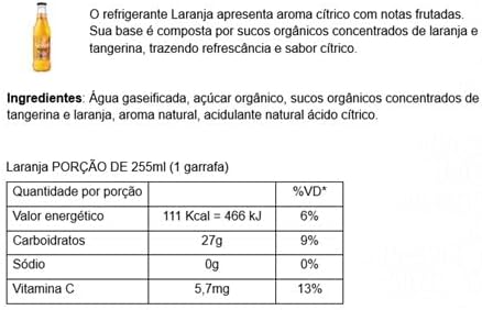 Pack 8x Wewi Laranja Garrafa 255ml