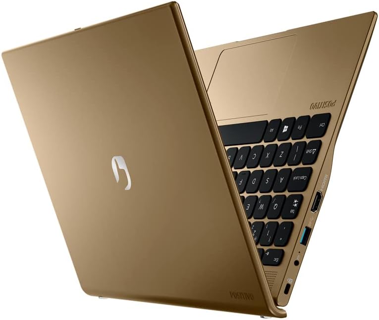 Notebook Positivo Motion Q4128CI-1 Intel® Atom® Quad Core™ 4GB 128GB 14,1'' Dourado