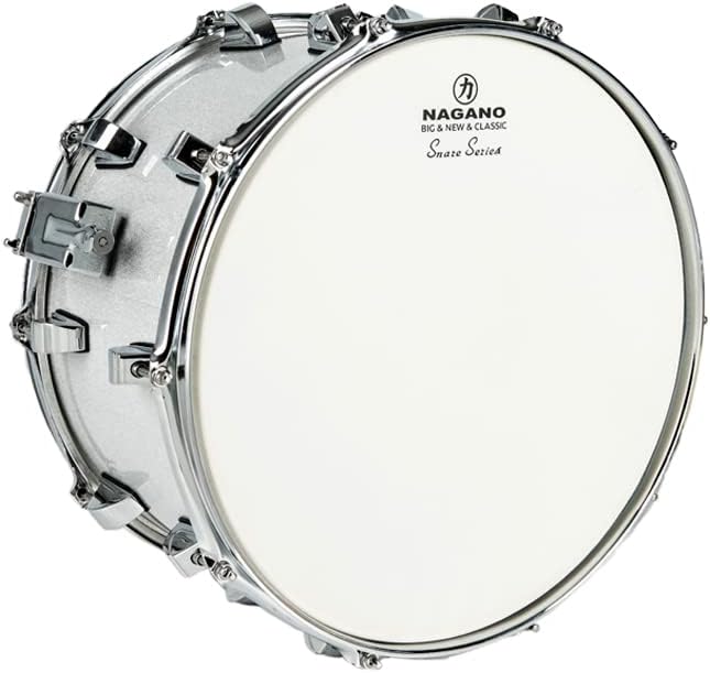 Caixa de Bateria Nagano Big Beat 14x8 Madeira SVS Silver Sparkle