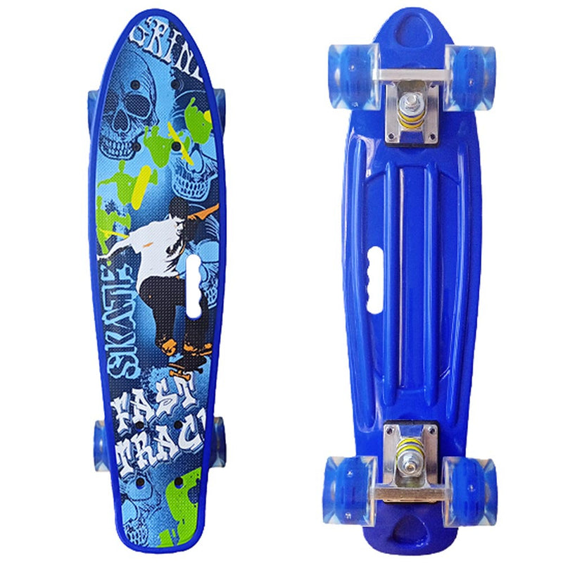 Mini Cruiser 22 Pol. Rodas PU - Azul