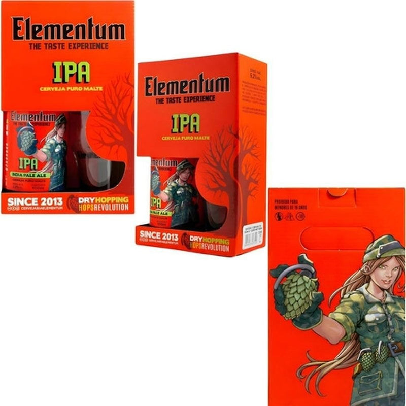 Kit Elementum Ipa 500ml + Copo Oficial