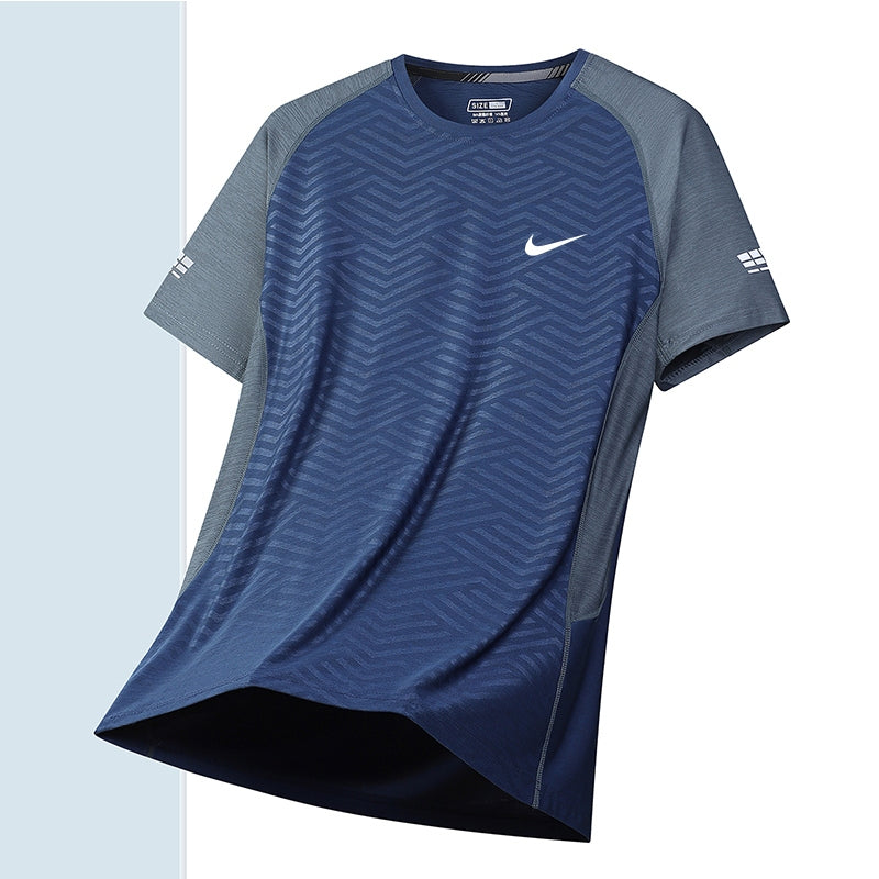 Camisa de Seda Nike Treino - Cinza/Verde/Preto/Azul