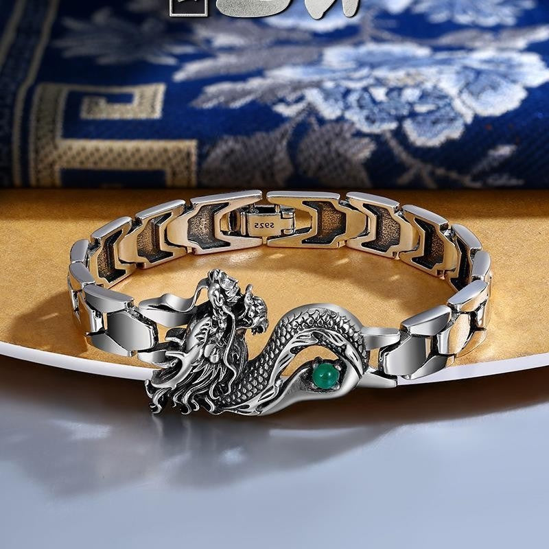 Pulseira ZH Dragão Prata