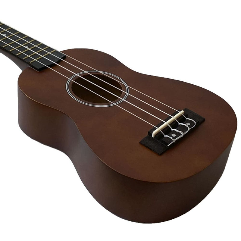 Ukulele Seven Soprano Suk-07 CF Café + Capa