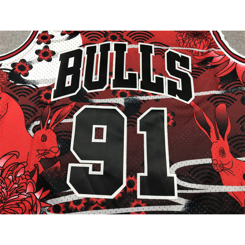 Regata NBA Chicago Bulls 91 Rodman Edição Limitada