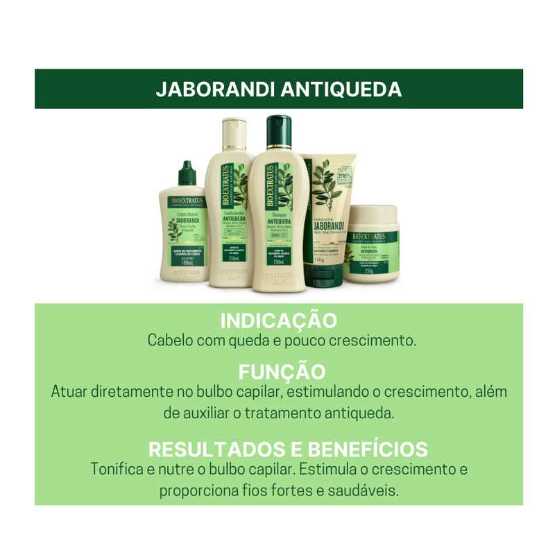 Finalizador Jaborandi Bio Extratus Antiqueda e Crescimento - 150g