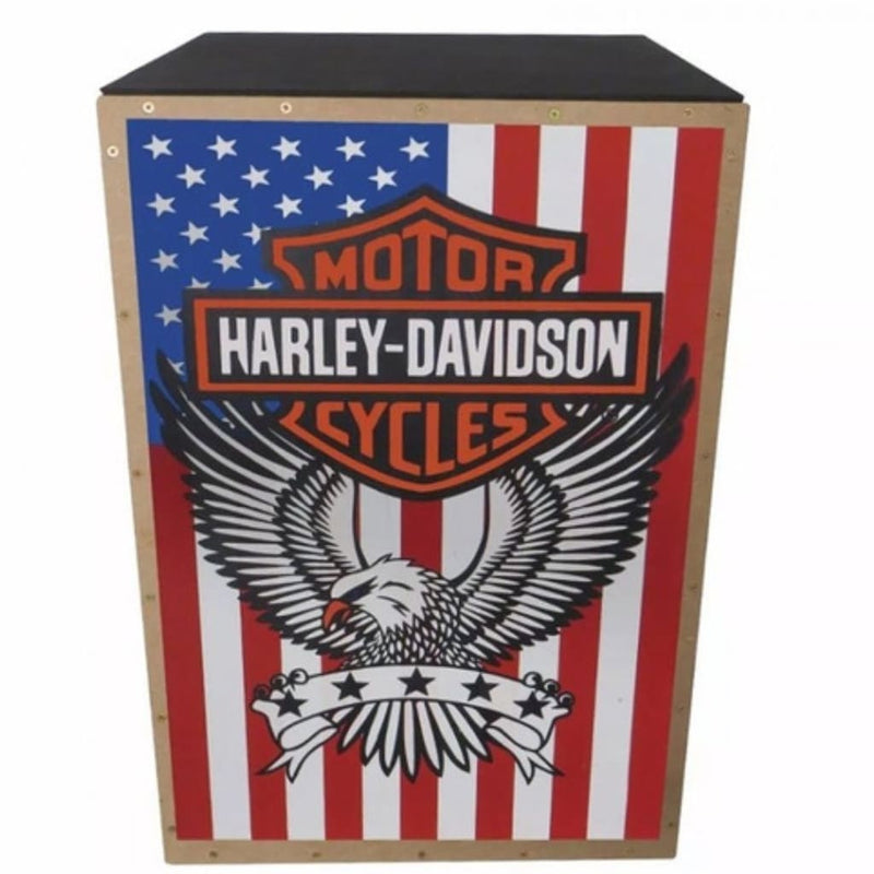 Cajon Jaguar Percussion Elétrico Harley Davidson