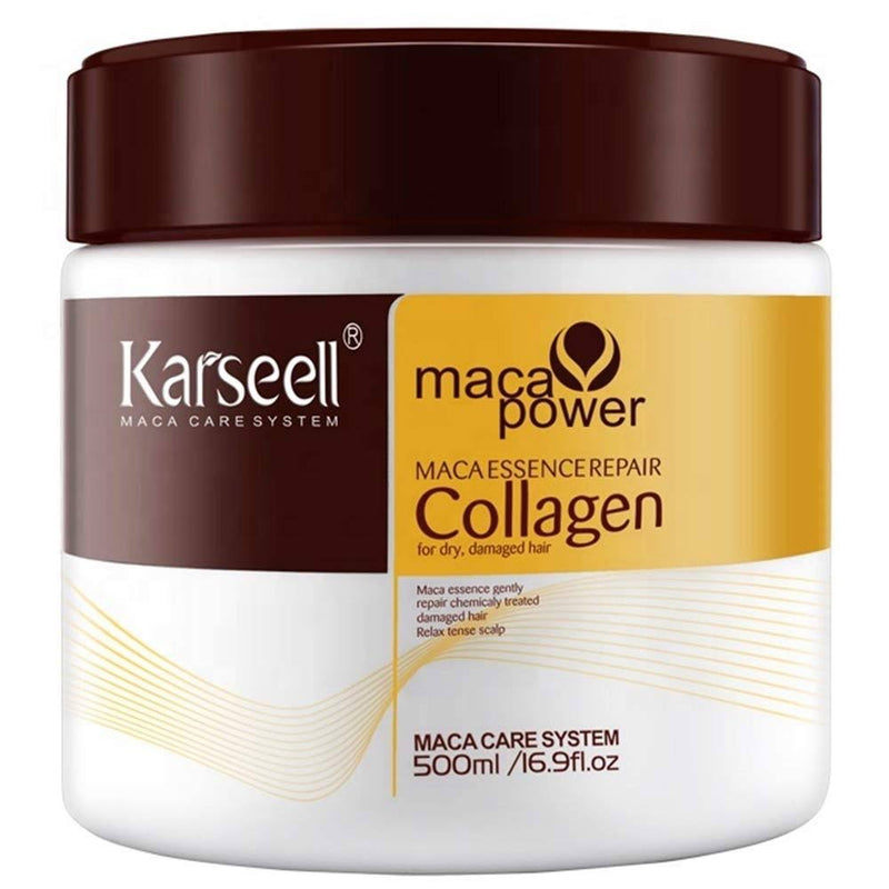 Kit Karseell Shampoo + Progressiva + Óleo + Máscara