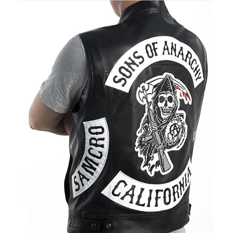 Colete de Couro Harley Sons Of Anarchy California