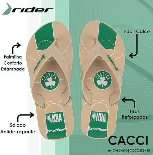 Chinelo Rider Street Nba Celtic