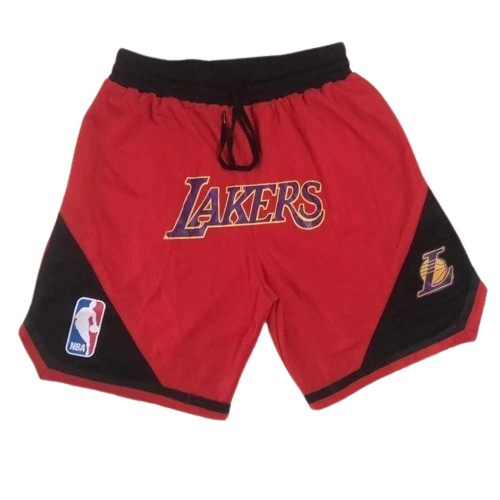 Calção NBA Los Angeles Lakers - Vermelho Preto