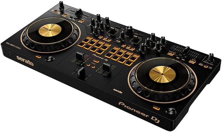 Controladora Pioneer DDJ-REV1-N Dourada